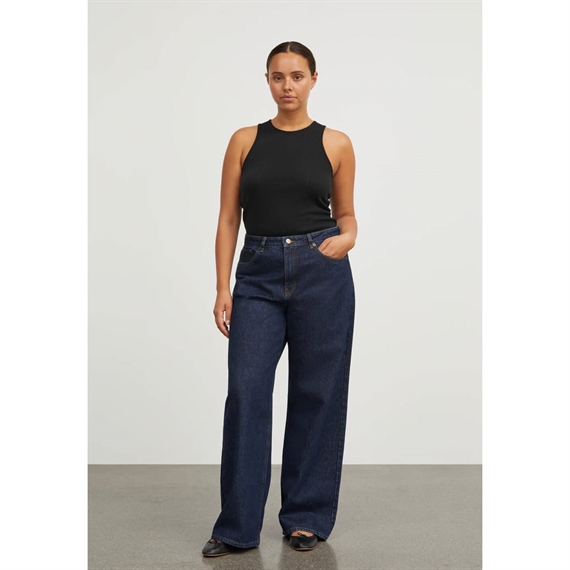Skall Studio Willow Wide Jeans, Indigo Blue